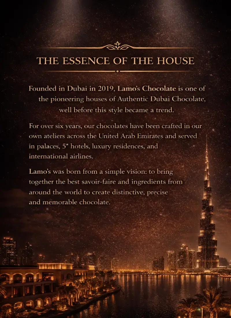 Lamos Chocolate Swiss Founded in Dubai